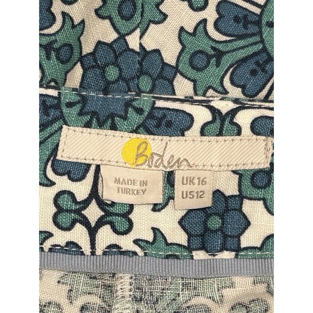 Boden Women's Floral Print Shorts Size 12 - Picture 3 of 3